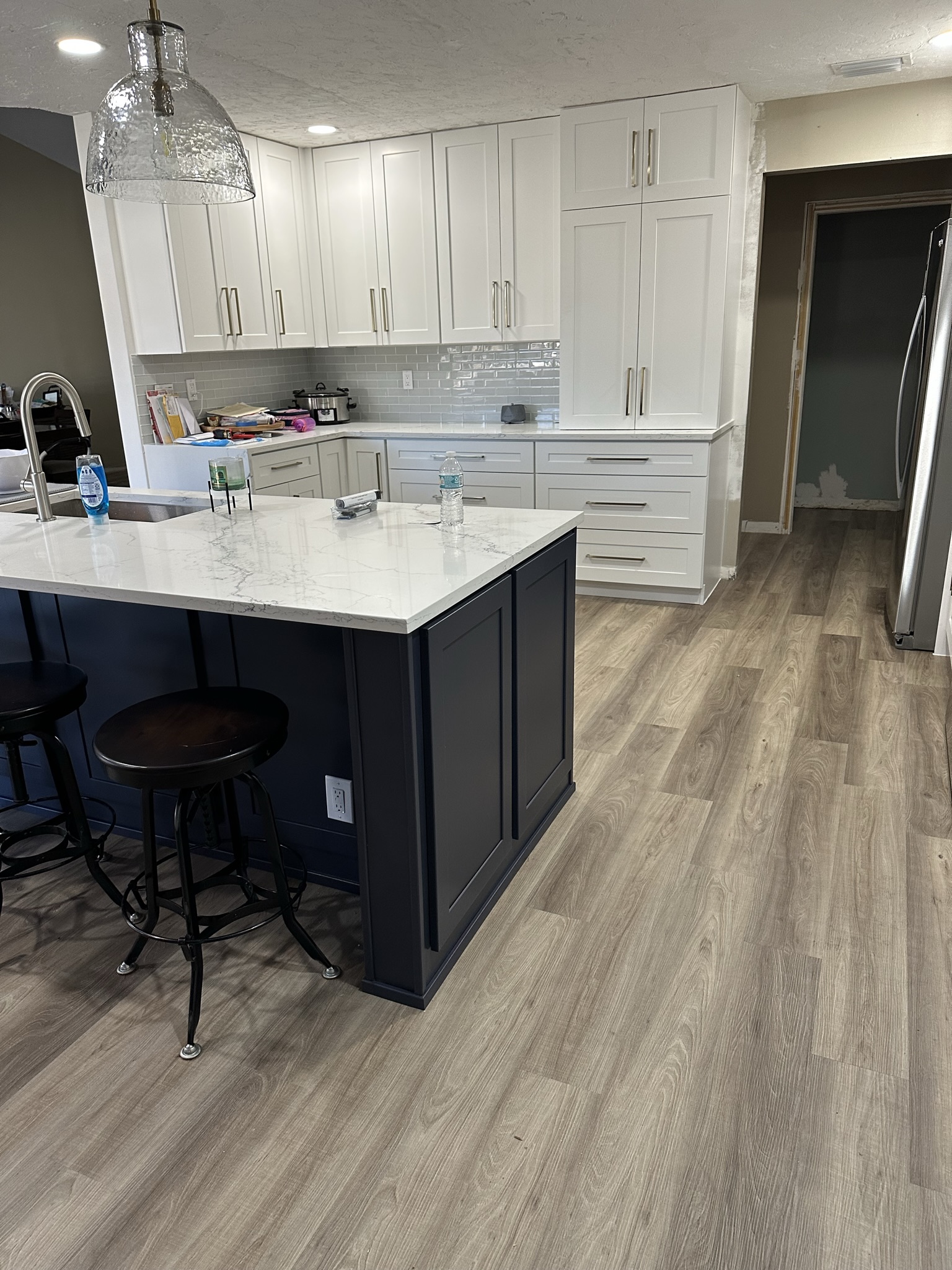 Two-Tone Kitchen — Navy Island