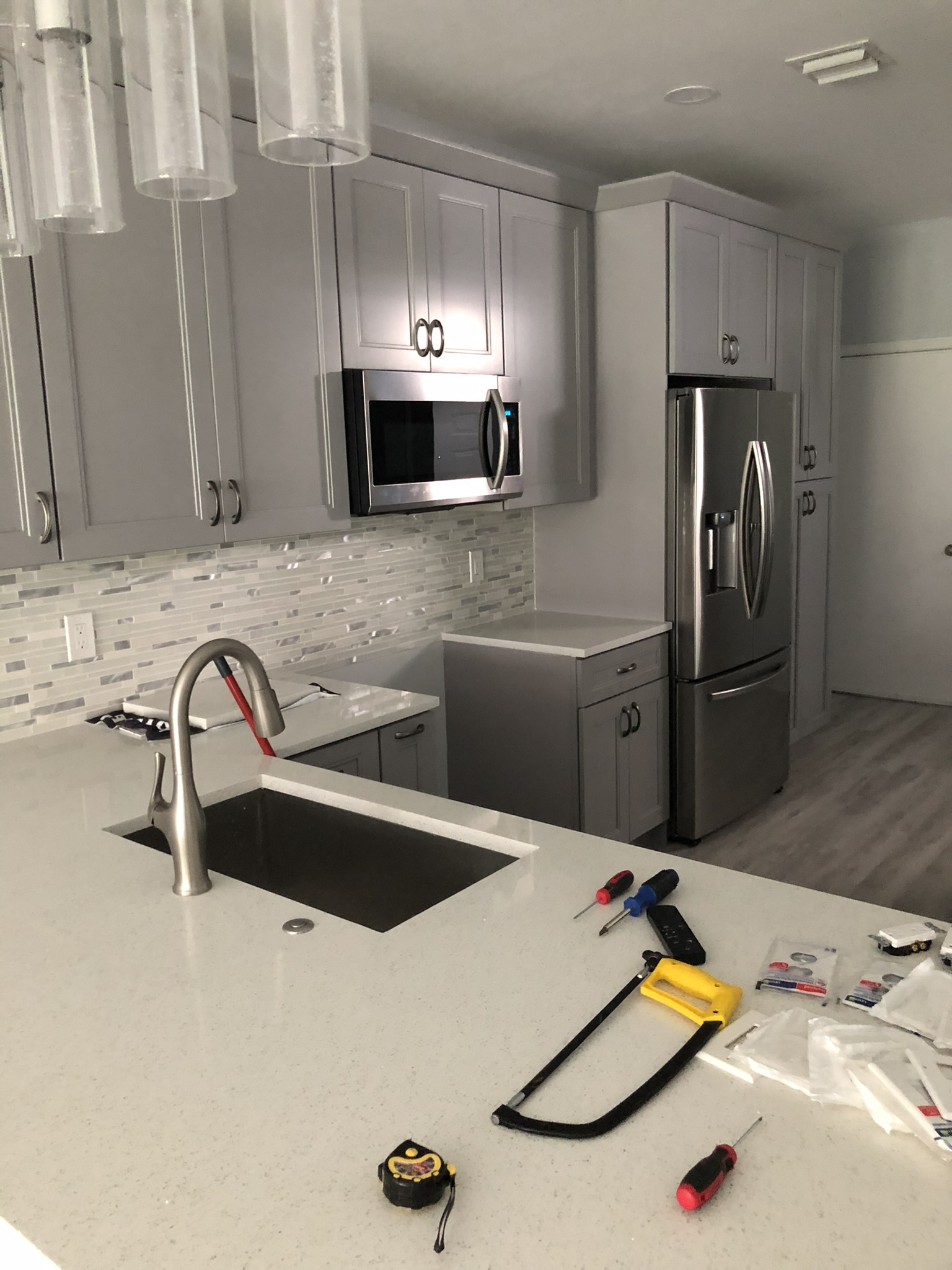 Gray Shaker Kitchen Remodel